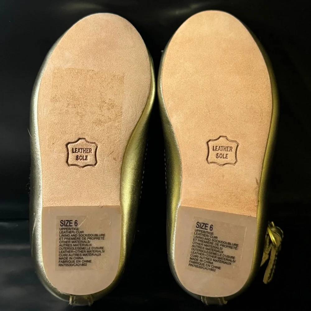 Janie and Jack metallic gold